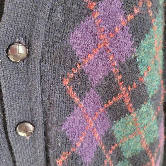 Shannon Traders 100% Pure New Wool Cardigan XL IRELAND - Picture 3 of 7